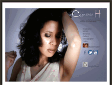 Tablet Screenshot of cynthiahallmusic.com